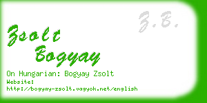 zsolt bogyay business card